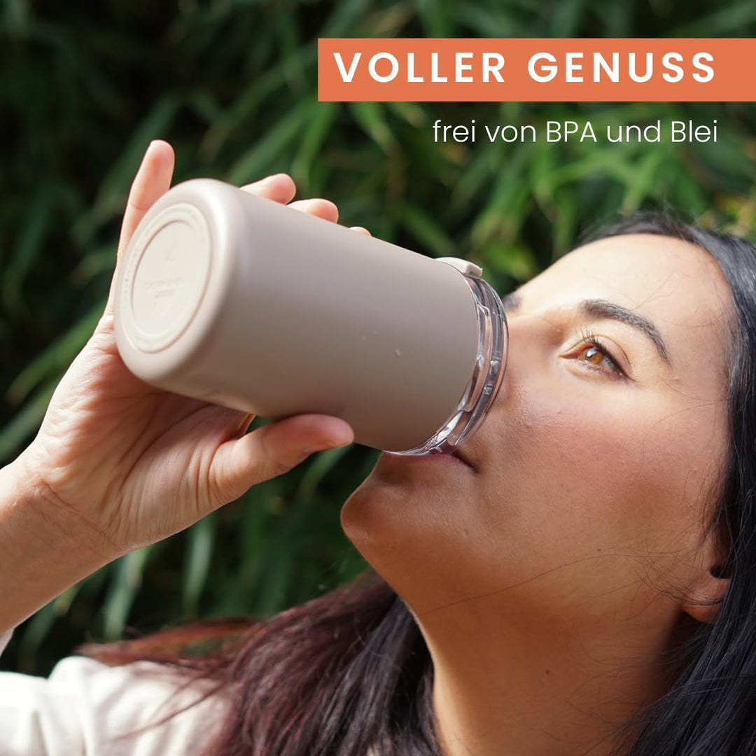 Groenenberg Thermobecher 350 oder 470ml | Kaffeebecher to go 100% Auslaufsicher | Hält mind. 4 h hei