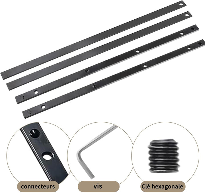 Führungsschienenverbinder – Set mit 4 Stück für Makita und Festool P-45777, kompatibel mit gerade, a