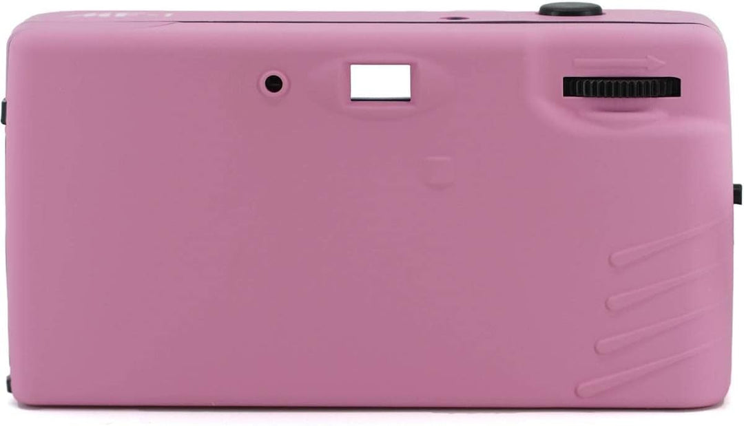 Yashica MF-1 pink Snapshot 35 mm Kleinbild Kamera-Set (mit eingelegtem Film + Batterie), pink