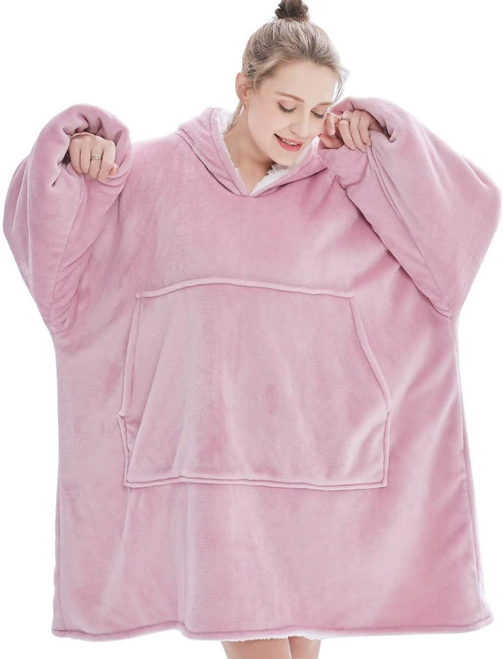 Übergrosse Hoodie Sweatshirt, Original Decke Sweatshirt, super weiche gemütliche warme komfortable R