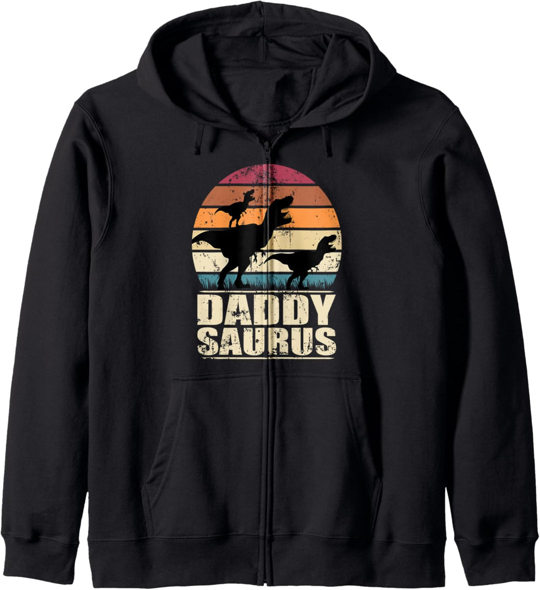 Daddysaurus Dinosaurier Familien Dino Zwillinge Papasaurus Kapuzenjacke