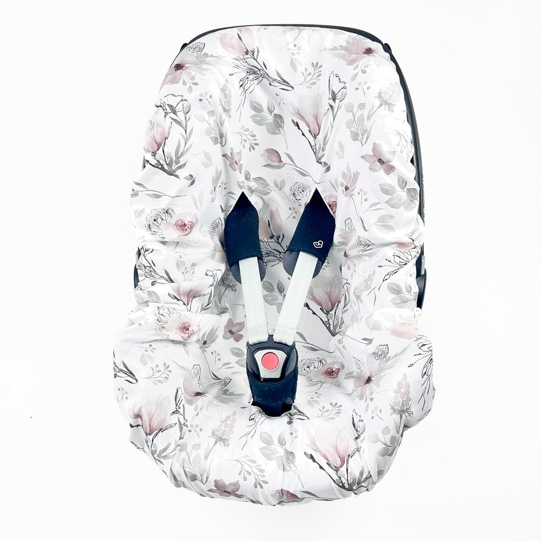 Sommerbezug Babyschale Bezug Universal, 100% antibakterielle Baumwolle mit Silberionen, Schonbezug B