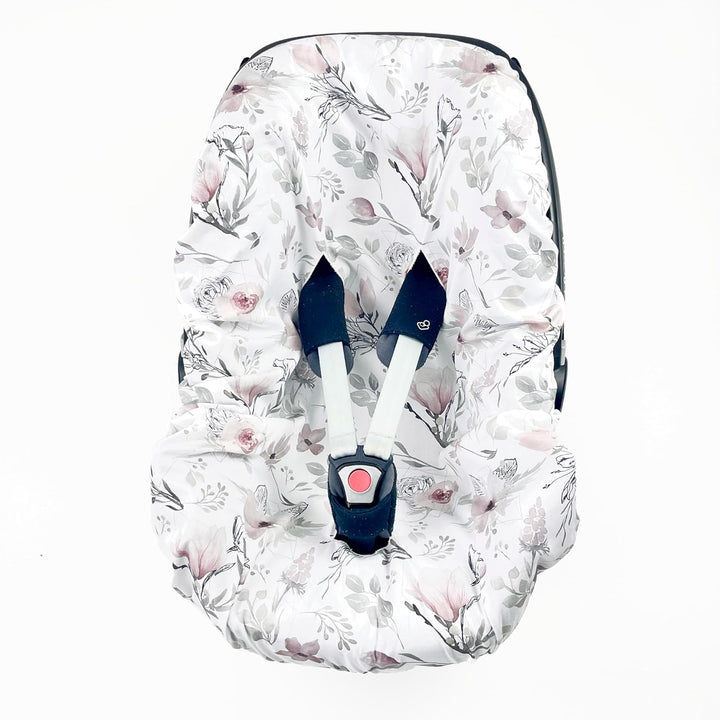 Sommerbezug Babyschale Bezug Universal, 100% antibakterielle Baumwolle mit Silberionen, Schonbezug B
