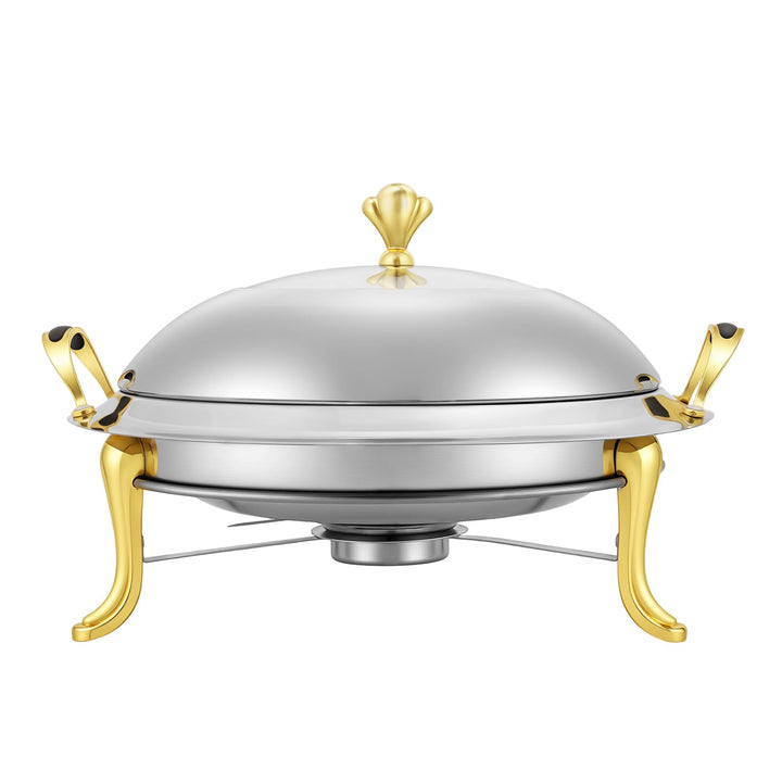3Liter Speisewärmer Chafing Dish Warmhaltebehälter Wärmebehälter für Haushalt Cafeterias Hotelrestau