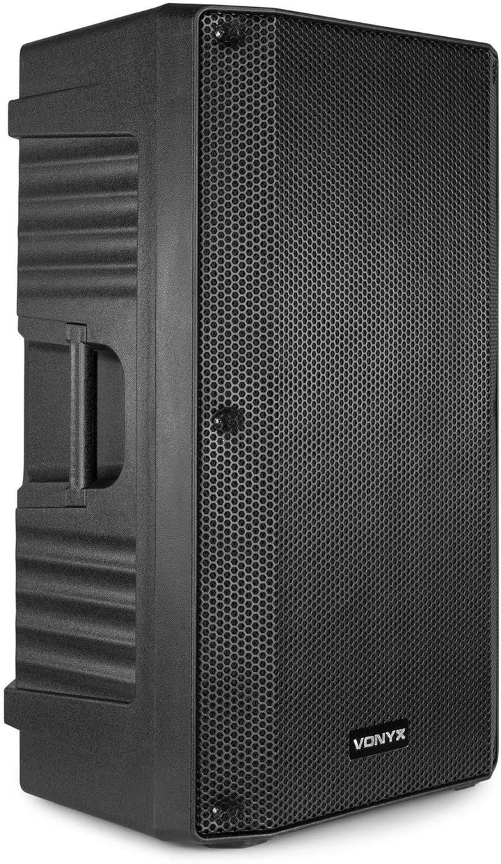 VONYX VSA15 - Aktivlautsprecher, 1000 Watt PA Anlage, PA Lautsprecher Aktiv mit 15 Zoll Subwoofer, B