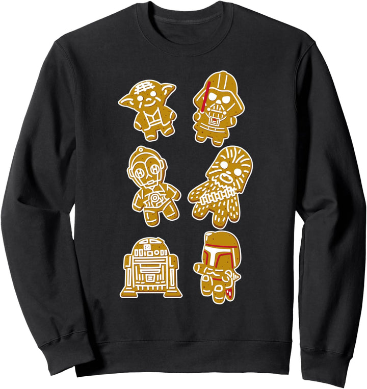 Star Wars Ginger Cookie Character Collage Sweatshirt