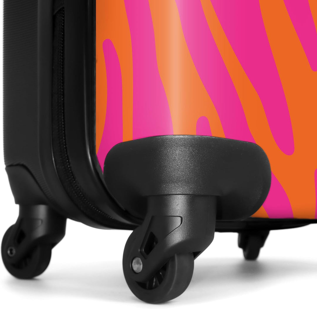 NoBoringSuitcases.com® Reisekoffer 67cm 72L Personalisiert - Grosser Hartschalenkoffer mit Rollen, L