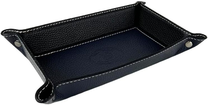 FrasiBags Taschenleerer Leder - Vide Poche - Ledertablett Organizer, Praktische rechteckig Aufbewahr