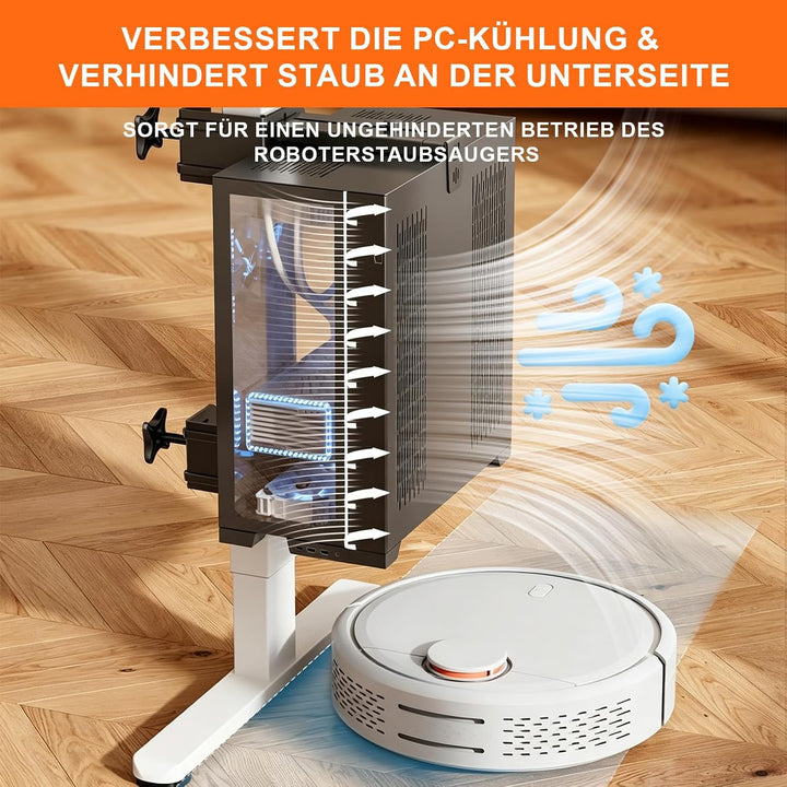 PC Halterung Unter Schreibtisch Klemmbar - Computer Halterung | Höhenverstellbar ohne Bohren - CPU H