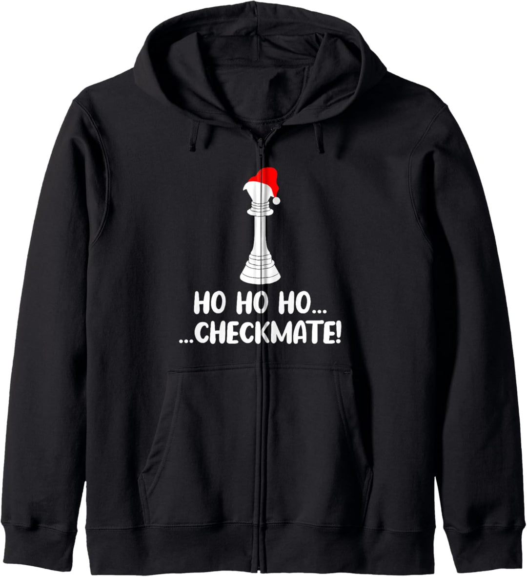 Ho Checkmate Lustiges Weihnachtsmann Schach Spielbrettspiel Kapuzenjacke