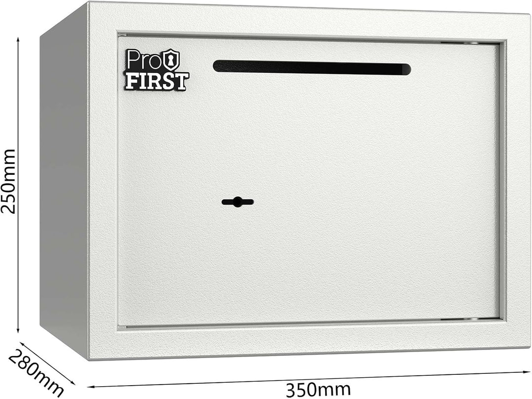 Profirst Möbeltresor Guardian 3 Einwurfschlitz Stahl Doppelbartschloss 2 Schlüssel herausnehmbarer F