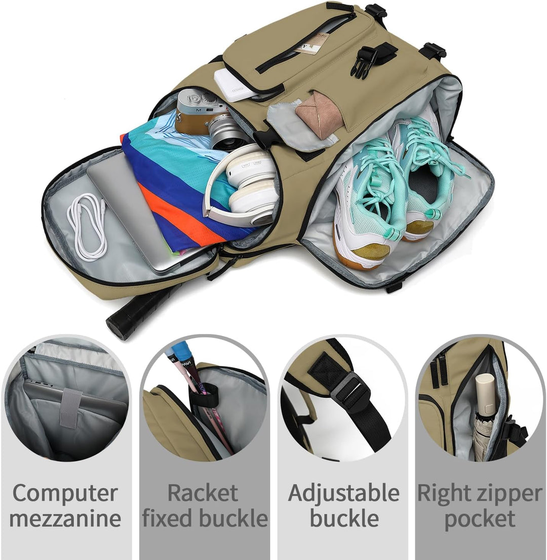 Kalesi Gym Duffle Bag Backpack 4-Way Waterproof with Shoes Compartment for travel Sport Hiking Lapto