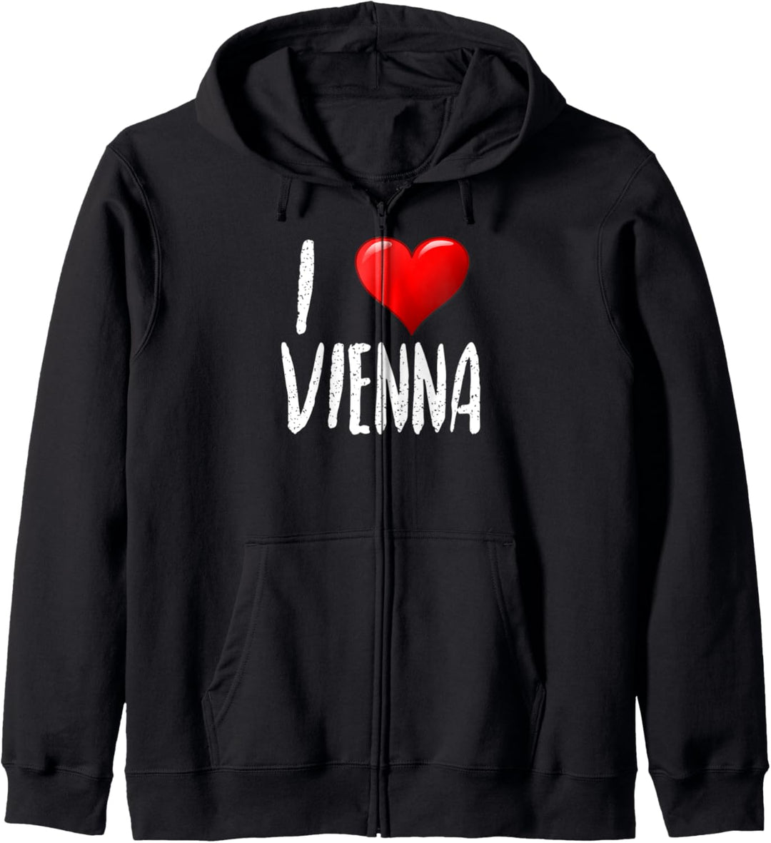 Ich liebe Wien - T-Shirt - Reisender - Souvenir Kapuzenjacke