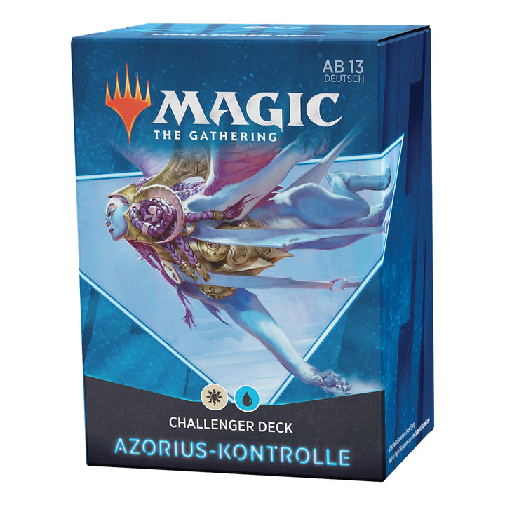 Magic: The Gathering Challenger Deck 2021 – Azorius-Kontrolle, Blau-Weiss (Deutsch Version) Deutsche