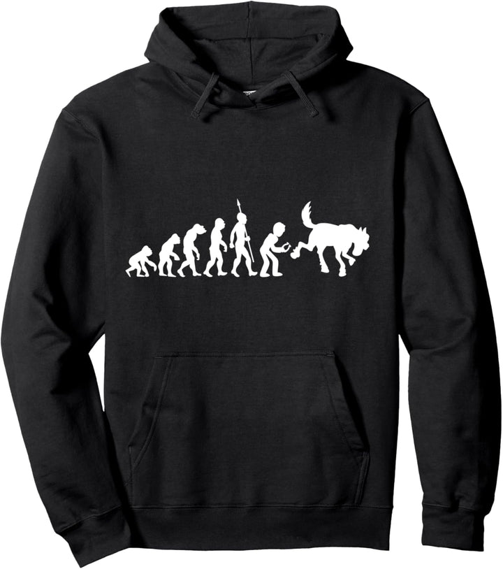 Hufschmied Pferdeschmied Pferde Schmied Evolution Fun Lustig Pullover Hoodie