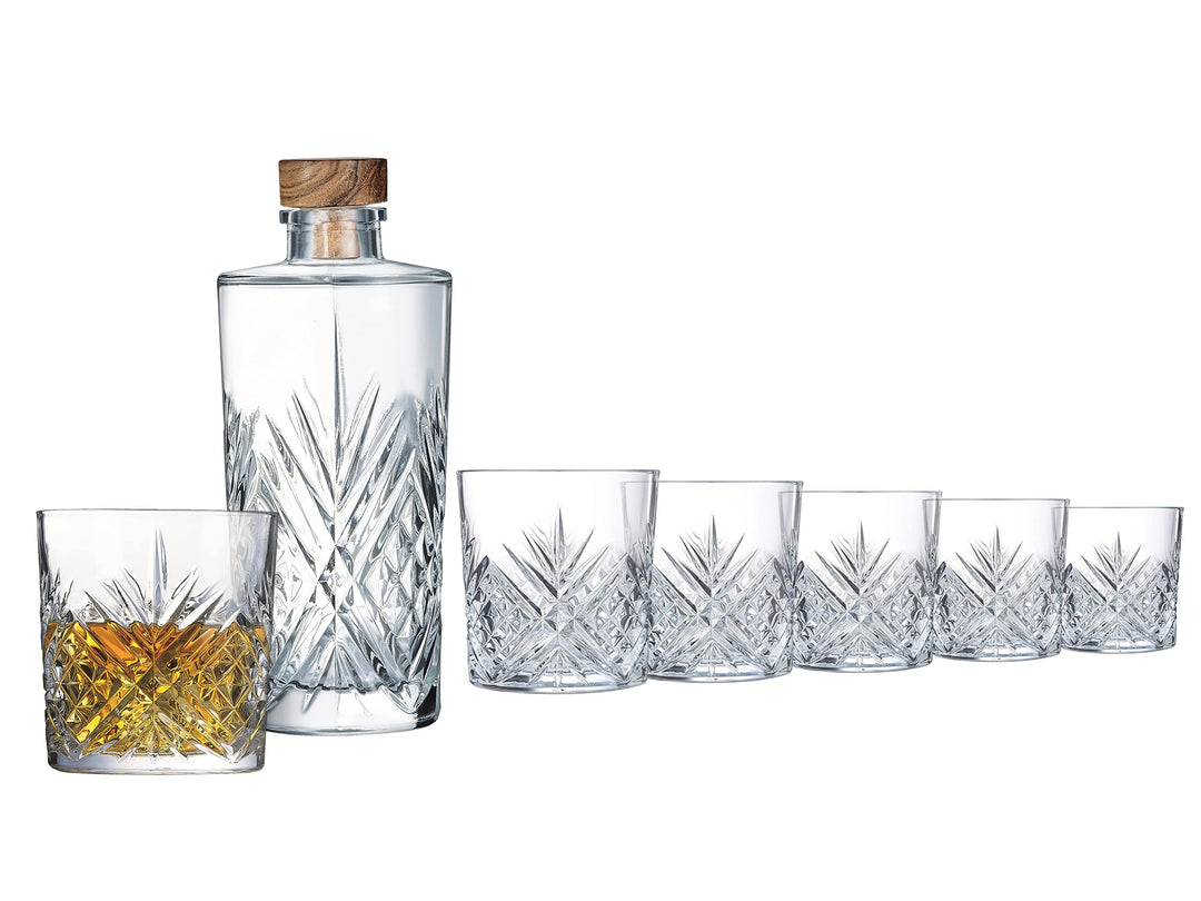 CreaTable, 23397, Serie EUGENE - Whisky Set, Geschirrset, Whisky Set 7 teilig