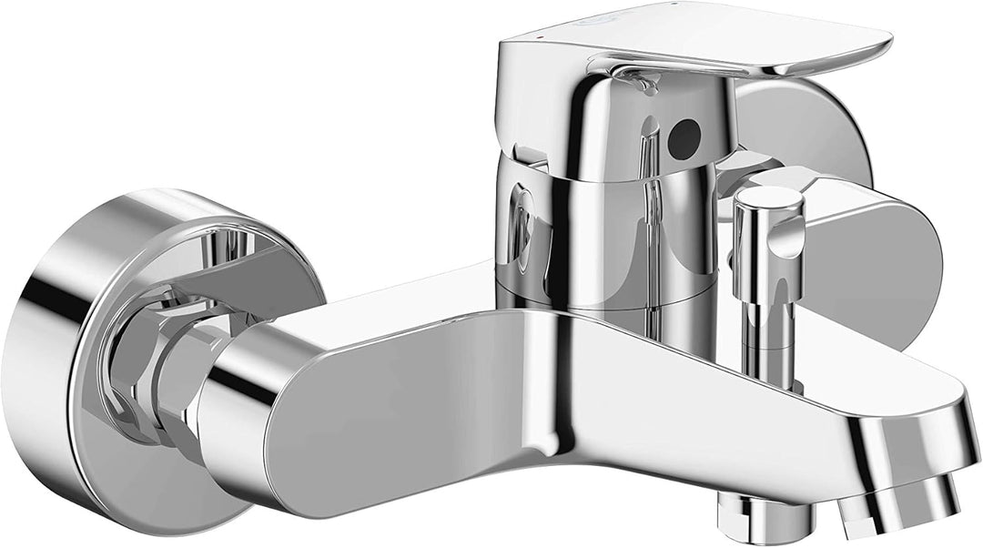 Ideal Standard BD013AA Ceraflex Armaturen-Paket mit Badearmatur / Handbrause-Set ohne Brausestange C