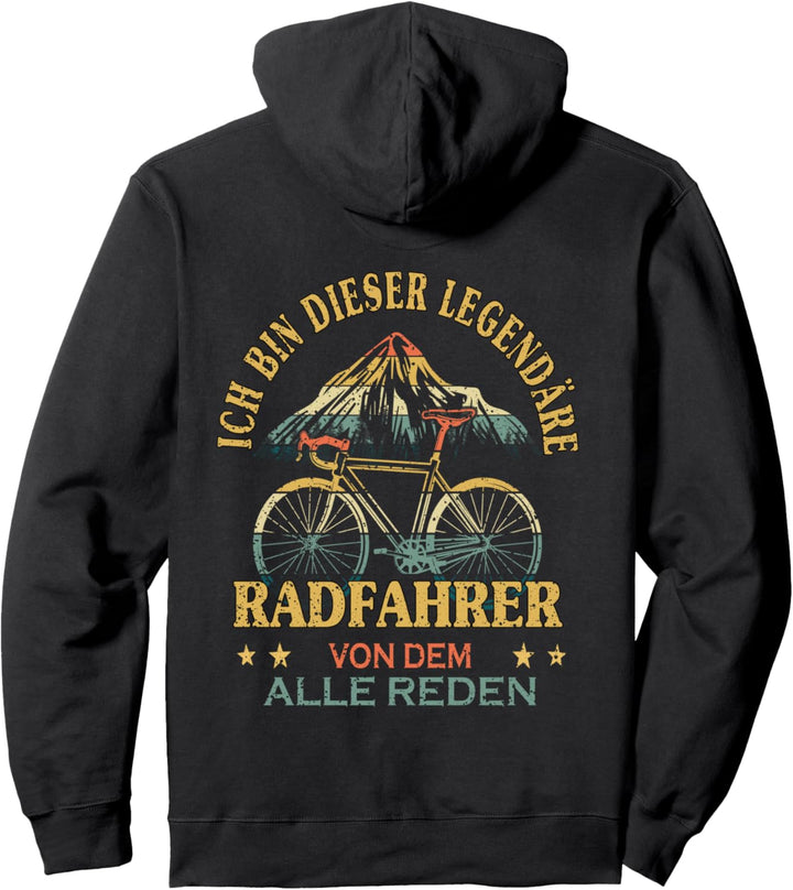 Radfahrer Fahrrad Radsport Rennrad Legende Pullover Hoodie