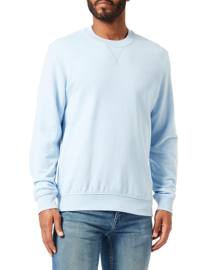s.Oliver Herren Sweatshirt XXL Blau 5309, XXL Blau 5309