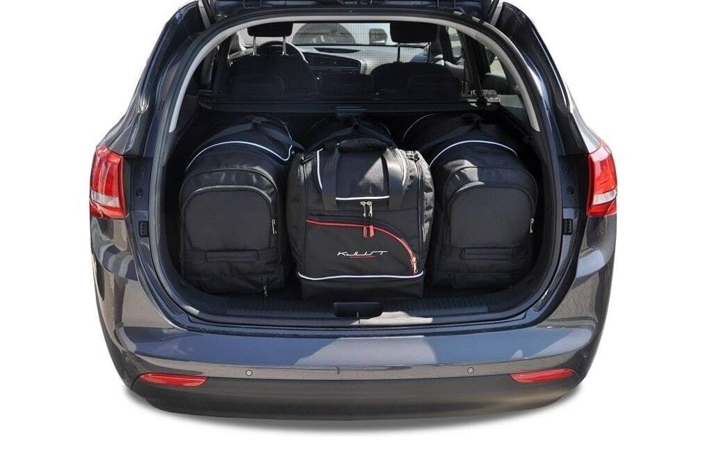 KJUST Dedizierte Reisetaschen 4 stk kompatibel mit KIA CEE'D KOMBI II 2012-2018