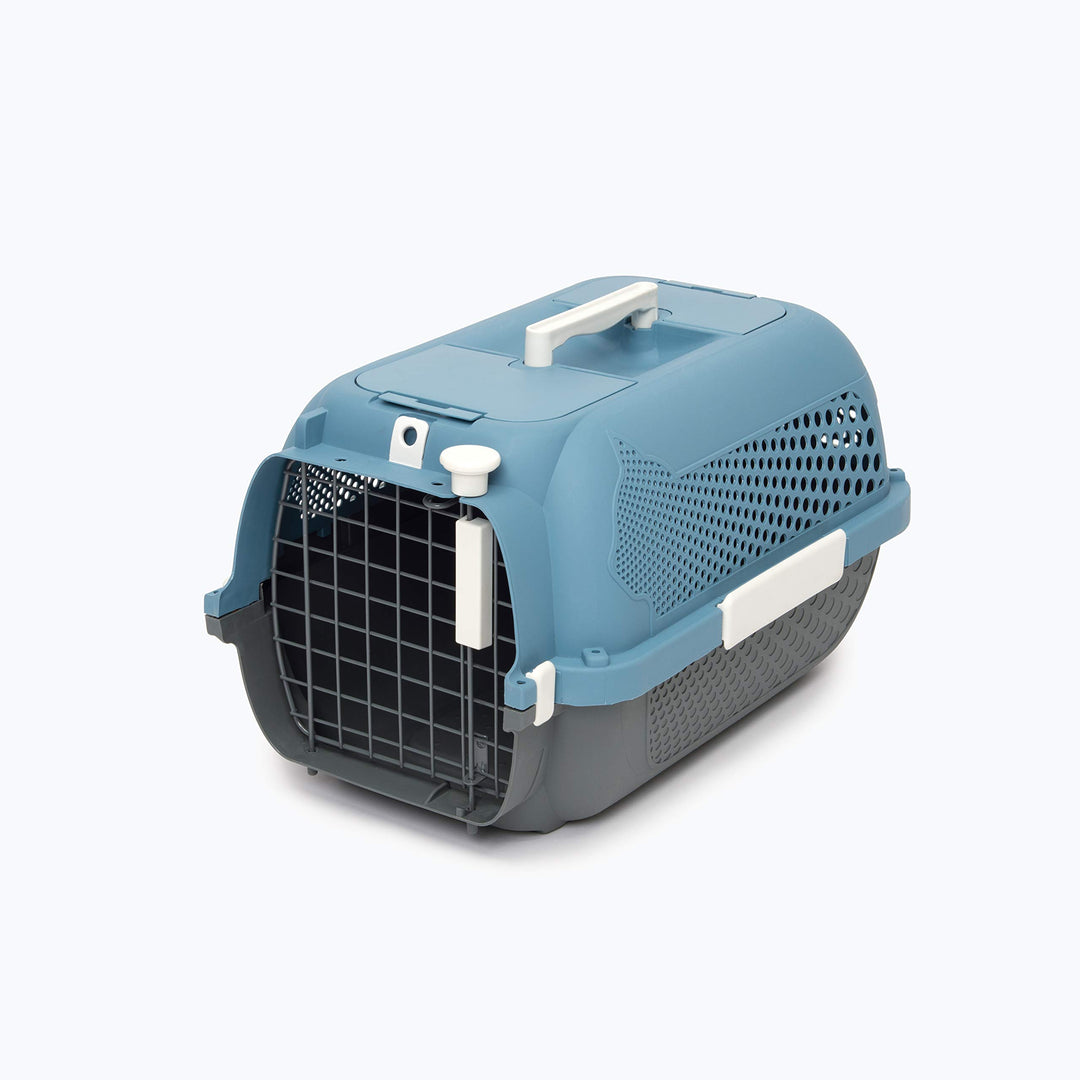 Transportbox für Katzen, Klein, Blaugrau Blaugrau Small, Blaugrau Small