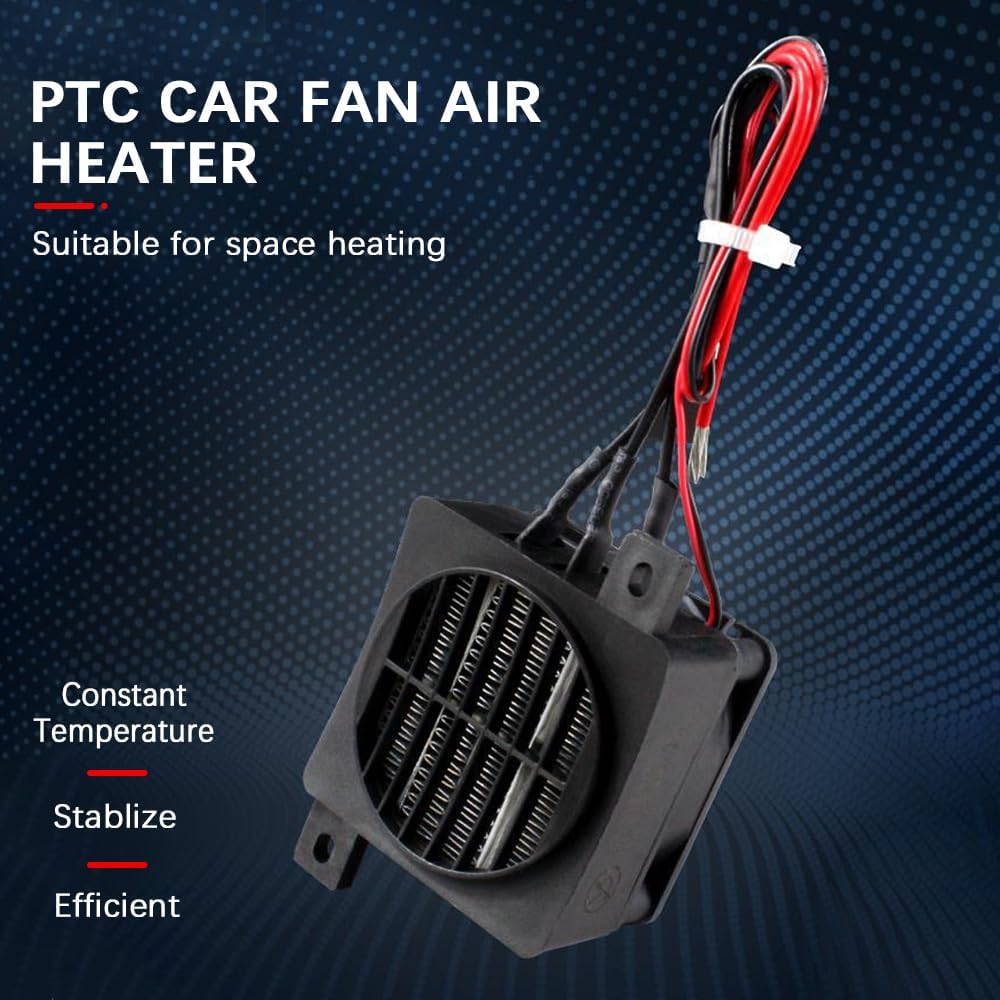 PTC Heizung 12V, Lufterhitzer Energiesparend PTC Heizelement 12V 150W mit Konstanter Temperatur Heiz