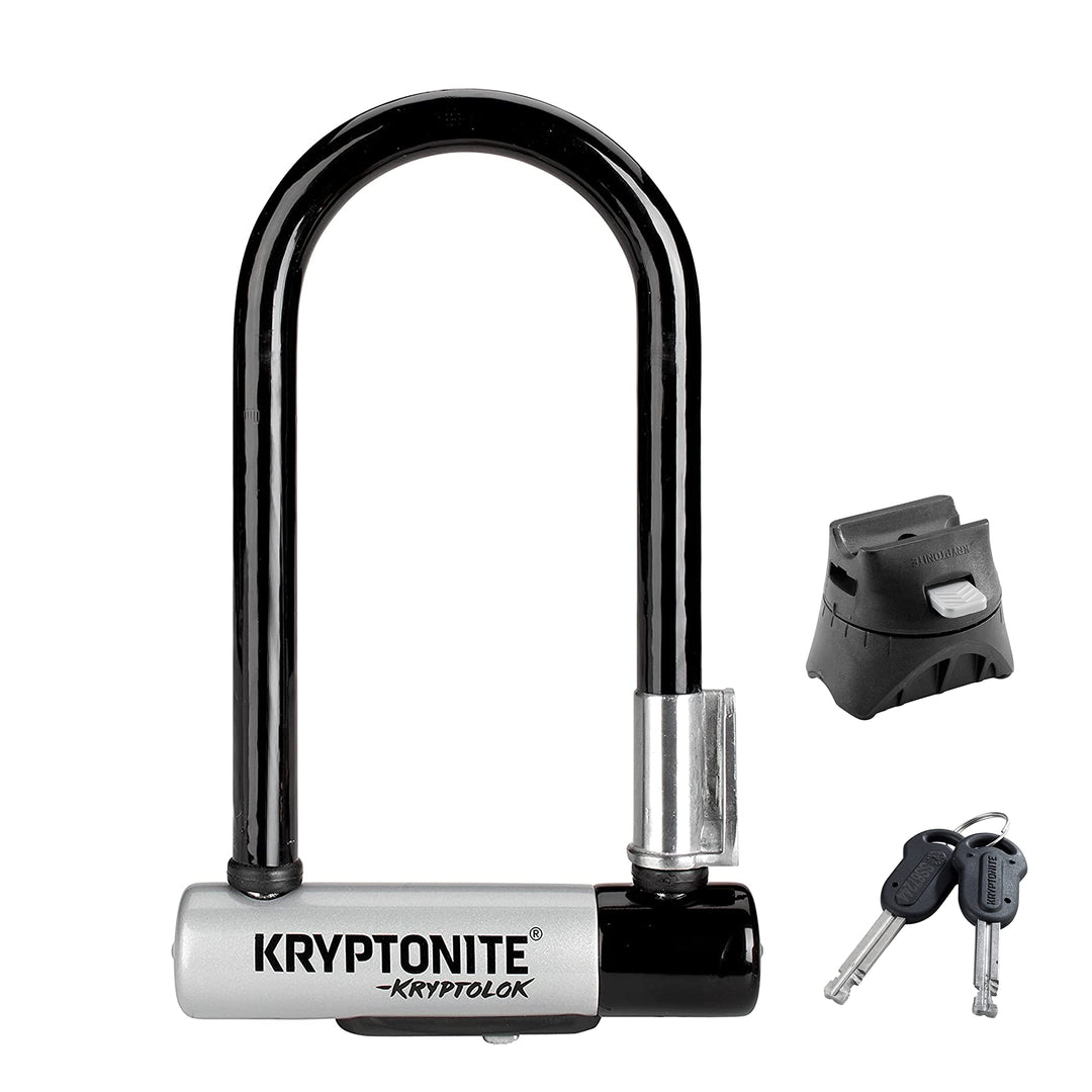 Kryptonite Kryptolok Mini 7-Verschluss Mit Griff, Schwarz/Silber, One Size Schwarz/ Silber, Schwarz/