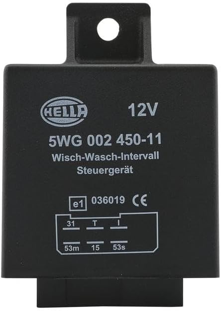 HELLA - Relais, Wisch-Wasch-Intervall - 12V - 6-polig - Anschlussanzahl: 6 - 5WG 002 450-111