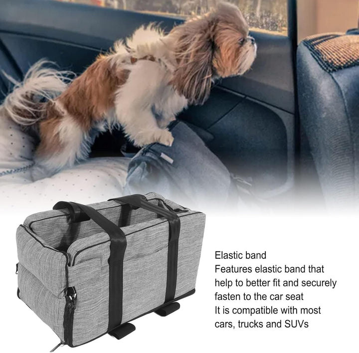 Auto-Armlehne, Hundesitz, Tragbar, Abnehmbar, Waschbar, Hundesitzerhöhung, Mittelkonsole, Hund, Katz