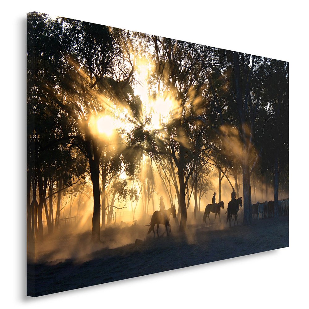 Feeby Frames, Leinwandbild, Bilder, Wand Bild, Wandbilder, Kunstdruck 60x80cm, LANDSCHAFT, NATUR, WA