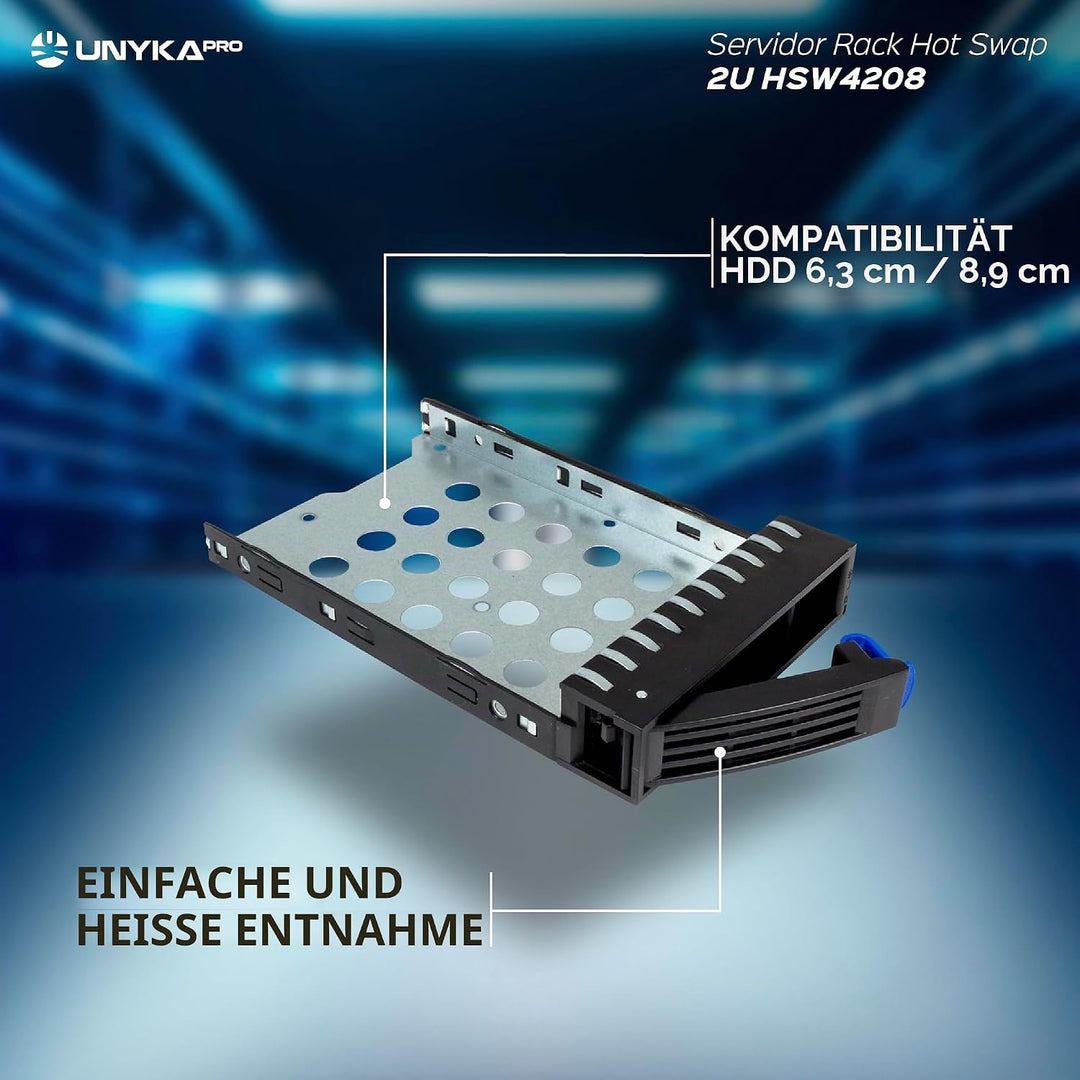 Unykach 2U HSW4208 Rack-Server, Rackbox, Hot Swap 2U USB 3.0, 2U USB 3.0