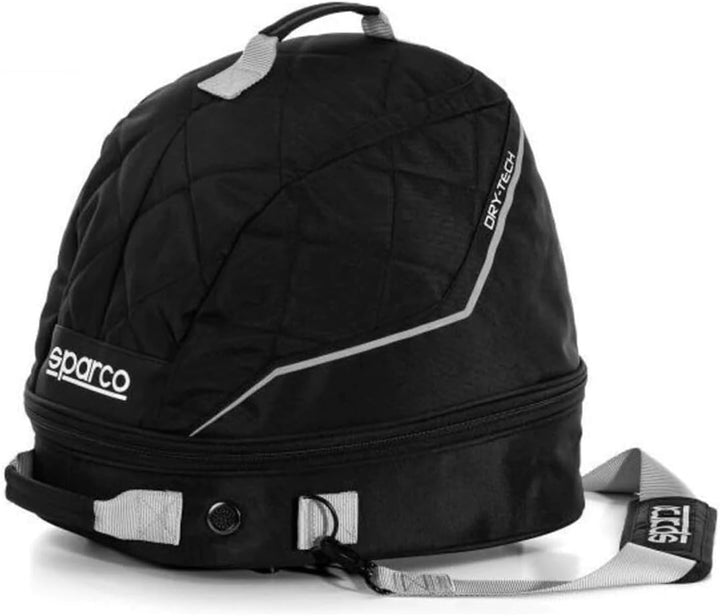 Sparco SCHWARZ/SCHWARZ STUFENTASCHE Schwarz / Silber