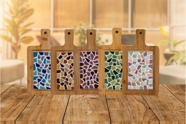 Little Creations mosaik Mini-Servierbrett Pastel | DIY Bastelset Erwachsene | Gestalte deine eigene