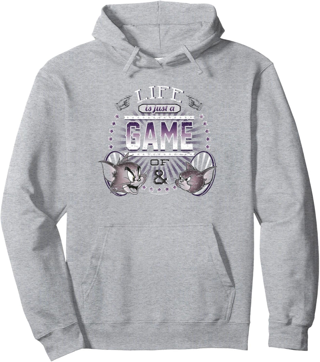 Tom and Jerry Life Is a Game Pullover Hoodie
