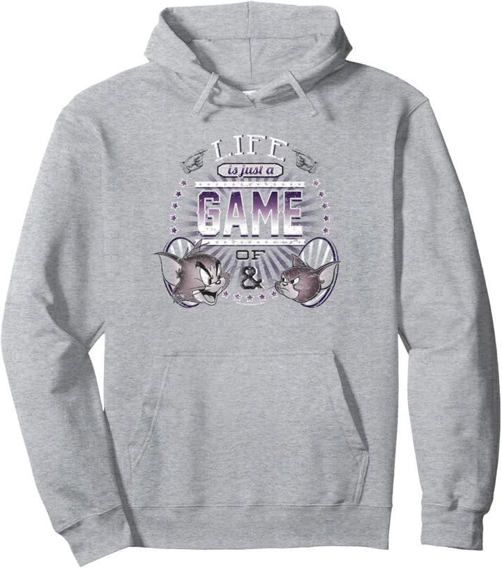 Tom and Jerry Life Is a Game Pullover Hoodie