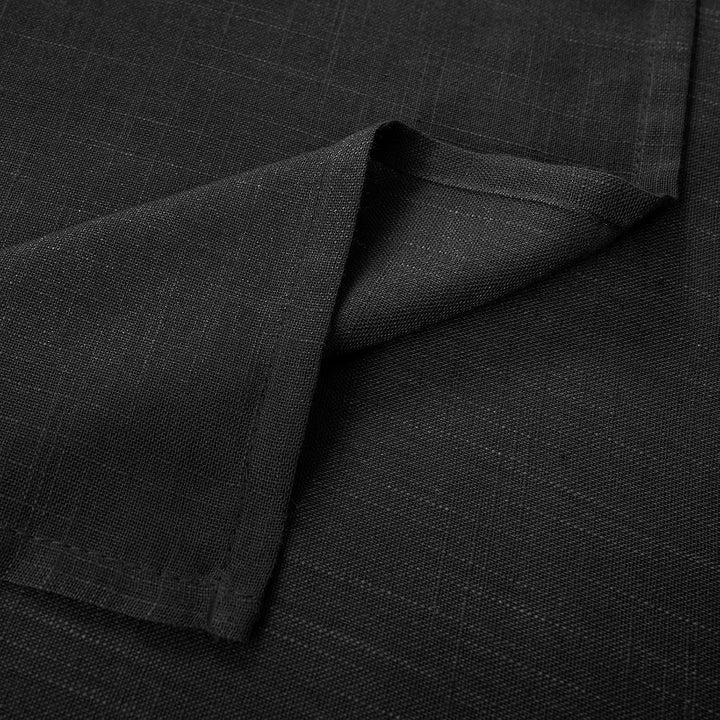 MIULEE 2er Set Voile Vorhang Sheer Leinenvorhang mit Ösen Transparente Leinen Optik Gardine Ösenscha