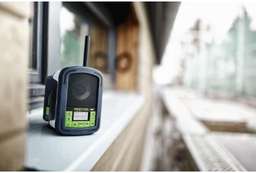 Festool Digitalradio BR 10 DAB+ SYSROCK (mit Netzadapter 230 V, AUX-IN Kabel, Tasche)