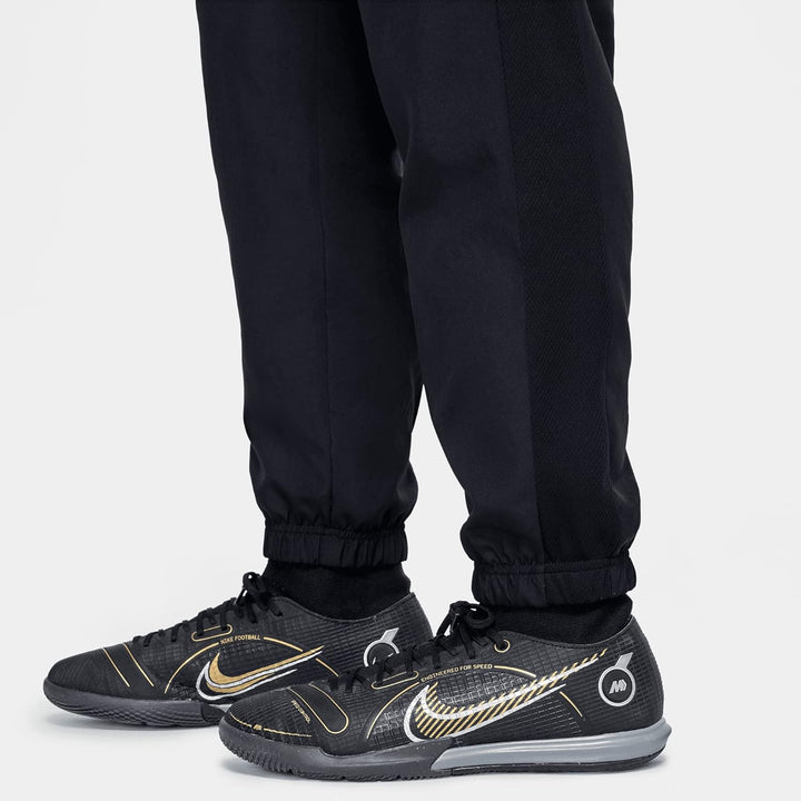 Nike Unisex Kinder Big Kids Woven Soccer Track Pants Y Nk Df Acd23 TRK Pant Wp M Black/Black/White,