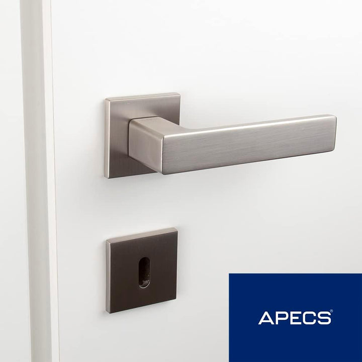 APECS Türgriffe innentüren Modern Türklinke für Haustür und Innentür mit quadratisch Rosetten Türgri
