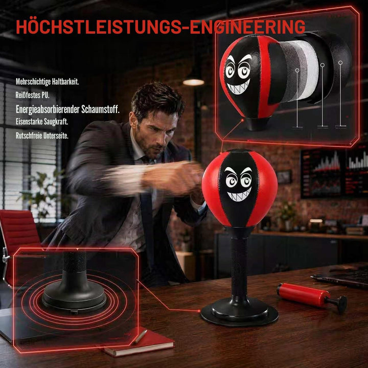 Punchingball Tisch, Freistehender Desktop-Boxsack Mit Saugnapf, Rage Bag Desktop Punching Bag Mini B