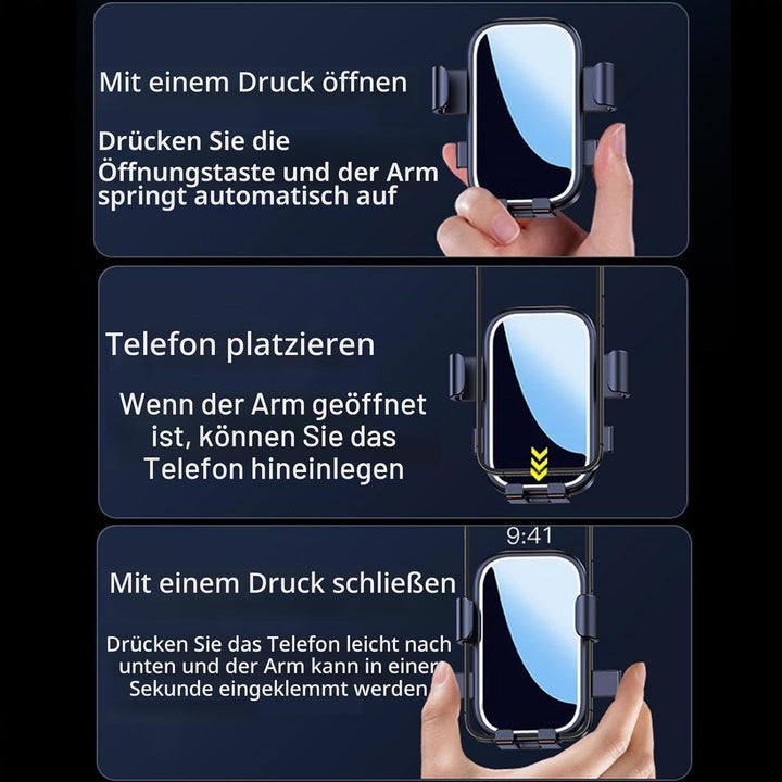Kfz-Handyhalterung für VW ID.4 2025 ID4 ID 4 (12,9 Zoll, Zubehör + Bildschirm-Navigations-Halterung,