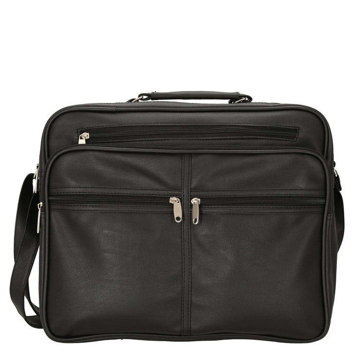 D&N Business Line Umhängetasche, 39 cm, 26 Liter, Schwarz