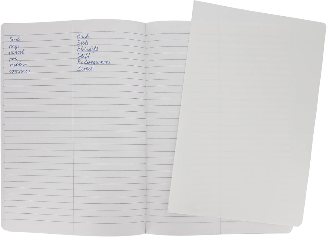 Herlitz Vokabelheft x.book A4, Lineatur 53, 32 Blatt, 5 Stück