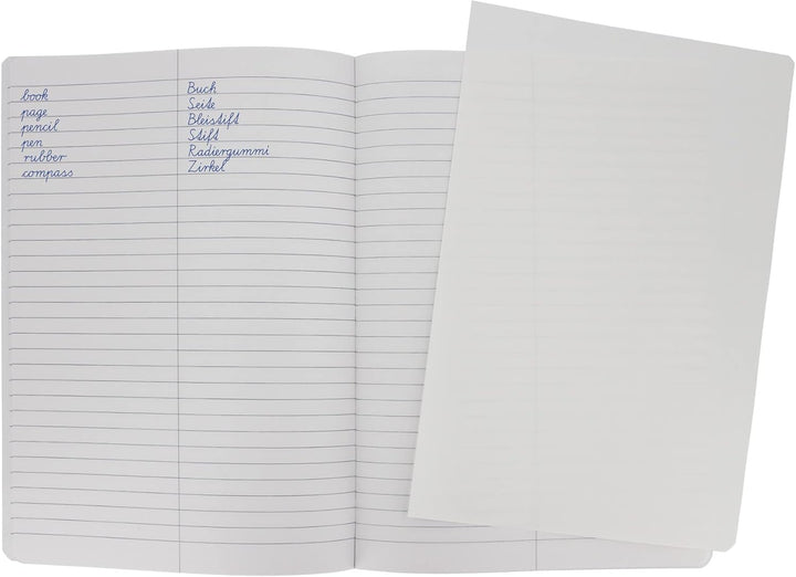 Herlitz Vokabelheft x.book A4, Lineatur 53, 32 Blatt, 5 Stück