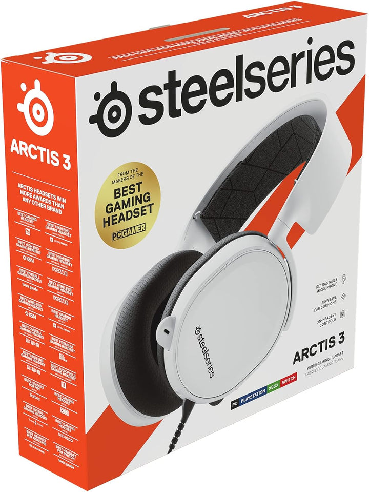 SteelSeries Arctis 3 - All-Platform Gaming Headset - für PC, PlayStation 5, PS4, Xbox One, Nintendo