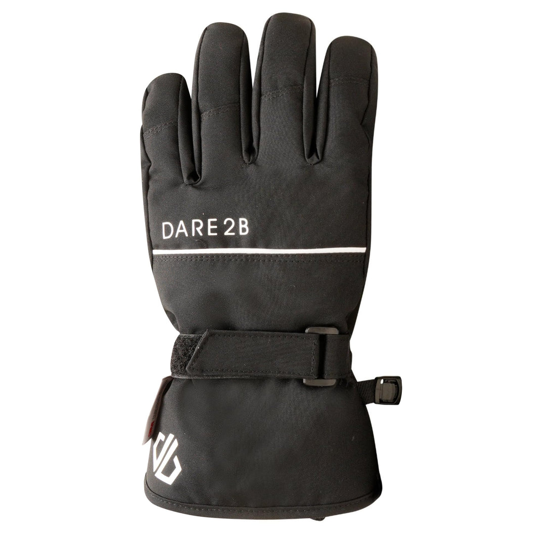 Dare 2b Jungen Restart Isolierte gefütterte Winterhandschuhe Schwarz 4-5, Schwarz 4-5