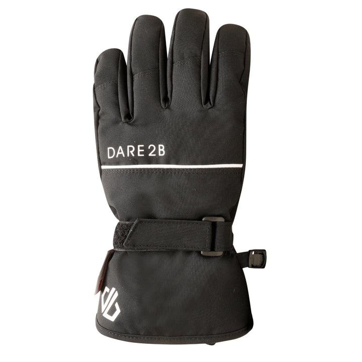 Dare 2b Jungen Restart Isolierte gefütterte Winterhandschuhe Schwarz 4-5, Schwarz 4-5