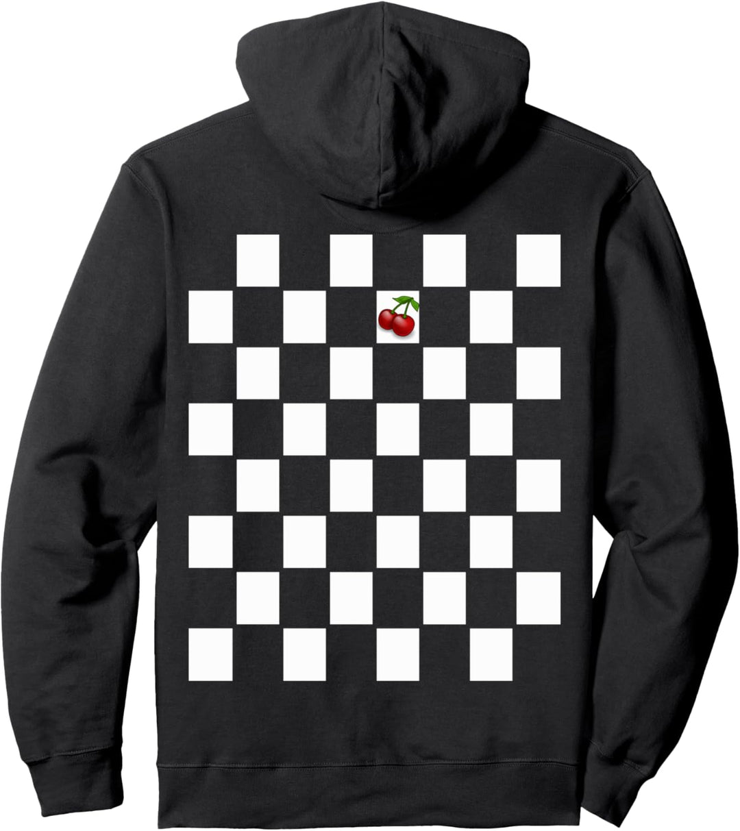 Kirschen Ska Musik Punk Schachbrett Pullover Hoodie