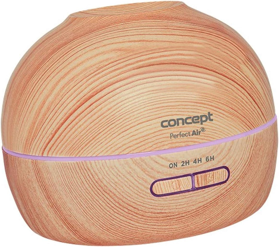 Concept Perfect Air Wood ZV1005 2 in 1 Luftbefeuchter mit Duftdiffusor 40 ml/h für Räume bis 20 m2 2
