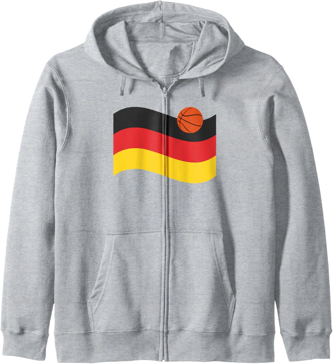 Deutsche Flagge Basketball Grafik / Feiern Sie Deutschland Kapuzenjacke